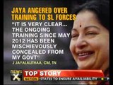 Jaya writes to PM; opposes Lankan training - NewsX