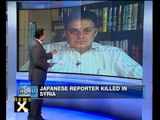 Japanese reporter shot dead in Syria - NewsX