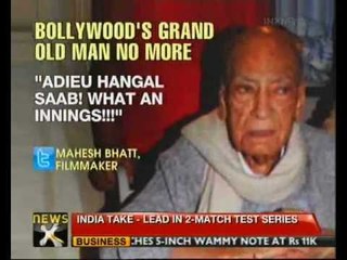Bollywood mourns AK Hangal's death - NewsX