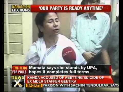 Mamata ready to face mid-term polls - NewsX