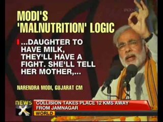 Vegetarian diet cause of malnutrition in Gujarat: Modi - NewsX