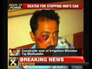 J&K minister's aides beat up traffic cop - NewsX