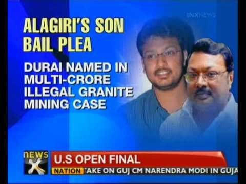 Granite mining scam: HC to hear bail plea of Alagiri's son - NewsX