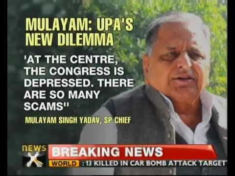 Mulayam Singh pitches for third front, targets UPA, NDA - NewsX