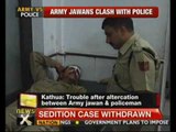 J&K: Army jawans allegedly beat up cops, cases lodged - NewsX