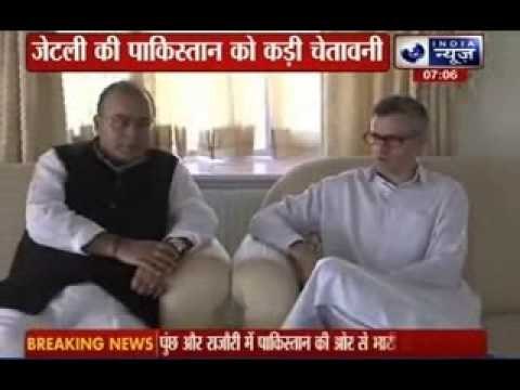 A day after ceasefire violation, Defence Minister Arun Jaitley in Srinagar for security review