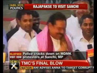 Rajapakse to visit Sanchi to lay foundation stone of Buddhist university - NewsX