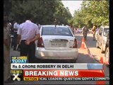Delhi: Robbers escape in ATM cash van with Rs 5 crore -- NewsX