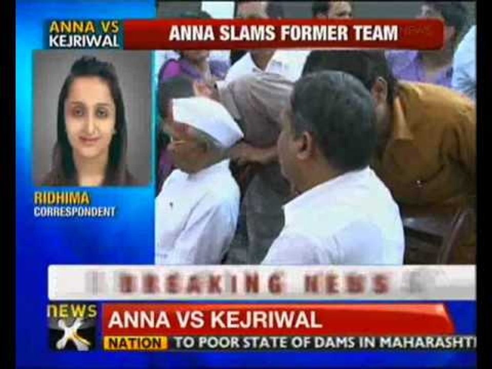 Anna Hazare blames team members for break up - NewsX