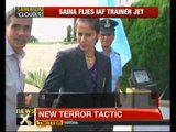 Saina Nehwal takes to sky in IAF aircraft - NewsX
