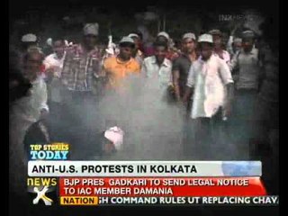 Protest against anti-Islam film in Kolkata -- NewsX