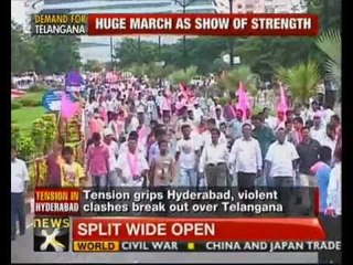 Telangana march: Activists defy prohibitory orders in Hyderabad - NewsX