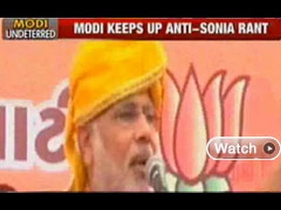 Narendra Modi unapologetic for remarks on Sonia Gandhi -- NewsX