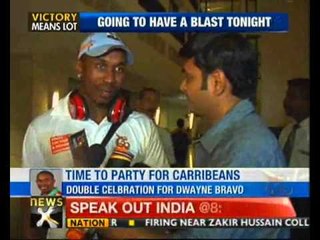 Dwayne Bravo celebrates 29th birthday - NewsX