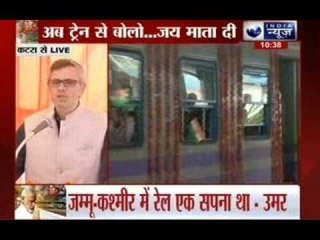 Omar Abdullah thanks Modi for Katra-Udhampur rail link