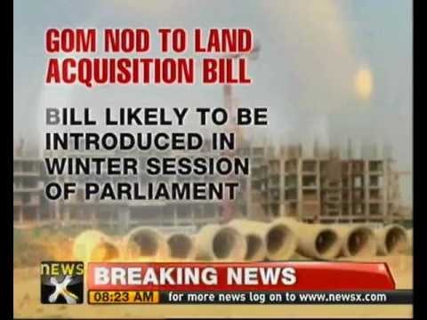 GoM clears land acquisition bill - NewsX