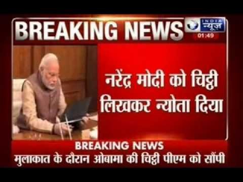 President Barack Obama formally invites Prime Minister Narendra Modi