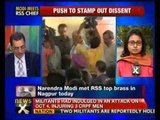 Narendra Modi meets RSS leader - NewsX