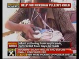 Rajasthan govt offers help to rickshaw puller's baby girl - NewsX