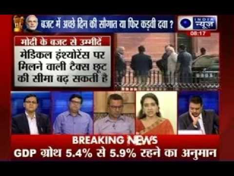 Tonight With Deepak Chaurasia: Will Modi's budget give any relief for tax payers?