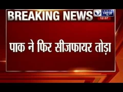 Pakistan violates ceasefire, 4 BSF personnel injured in firing