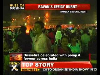 Download Video: Dussehra: Ravan Dahan at Ramlila Maidan - NewsX