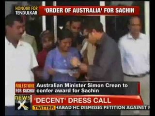 Sachin Tendulkar to get Order of Australia today - NewsX