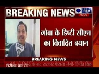 Goa Deputy CM gives disputed statement on Hindu Nation