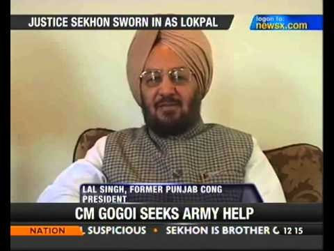 Congress protest Justice Sekhon's appointment as Lokpal - NewsX