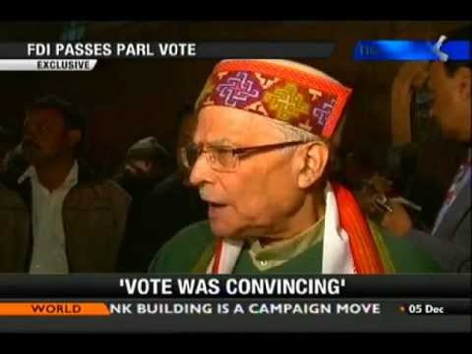 FDI vote win is victory of CBI: Murli Manohar Joshi - NewsX