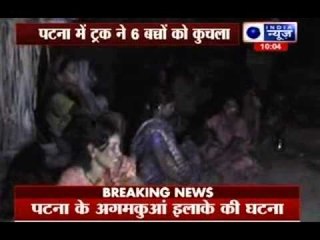 Truck runs over 5 people in Patna