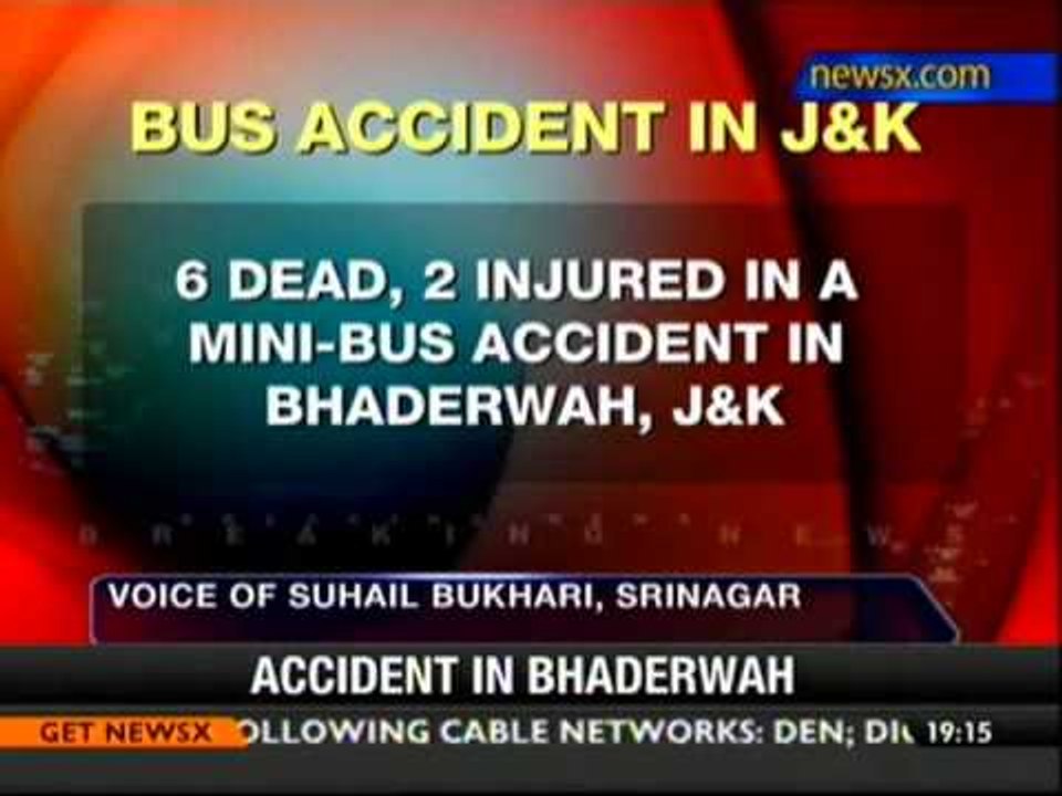 J&K: 7 dead, 2 injured in a mini-bus accident - NewsX