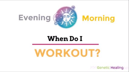 When is the Right Time to Workout, Morning or Evening (2019)