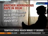Delhi: 3-year-old raped at playschool - NewsX