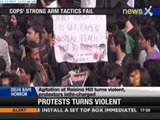 Delhi gangrape: Teargas, water cannons used against protesters