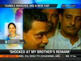 Sharmistha apologises for brother's comment - NewsX