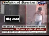 Man accused of robbery firing at  UP Police in Firozabad Uttar Pradesh