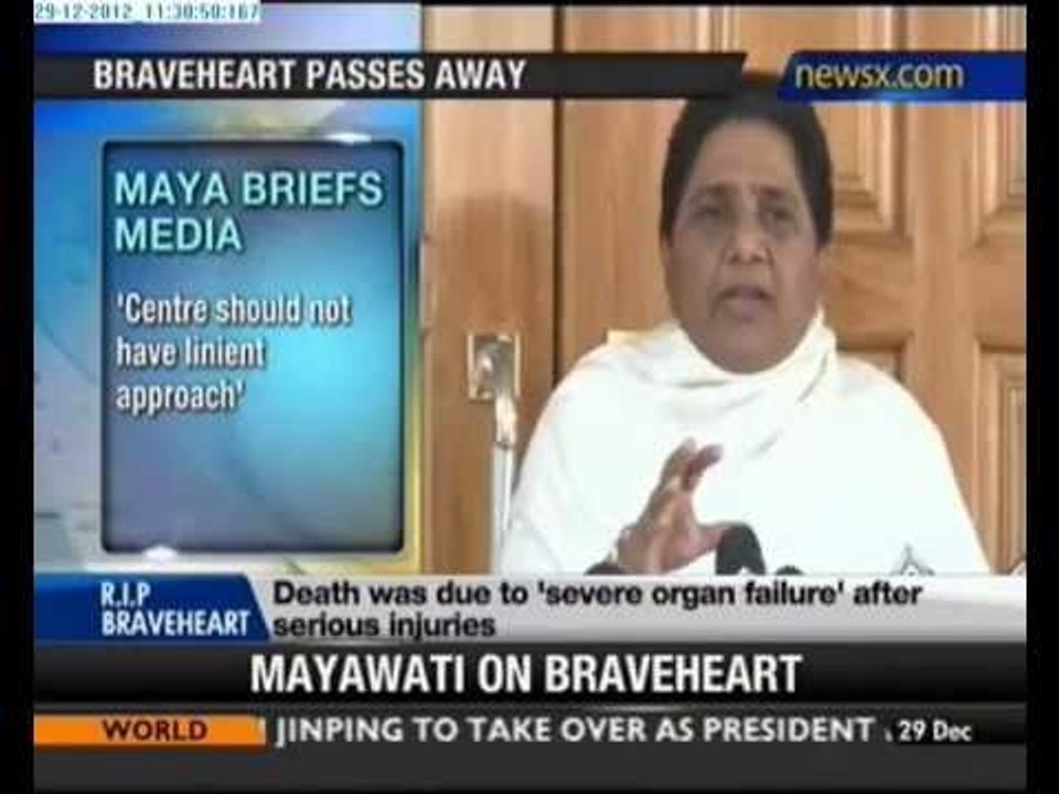 Delhi gangrape: BSP in support of capital punishment, says Mayawati - NewsX