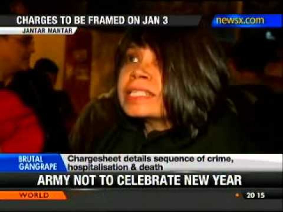 Gangrape: Delhi protests at Jantar Mantar on New Year eve - NewsX