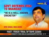 Govt defends decision to grant visa to Miandad