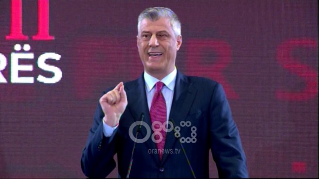 Ora News - Thaçi pro korrigjimit të kufijve: Nuk cënohet territori i Kosovës