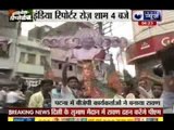 BJP workers makes Nitish Kumar in  Ravaan form in Bihar