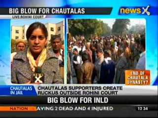 JBT scam: Chautala supporters go on a rampage