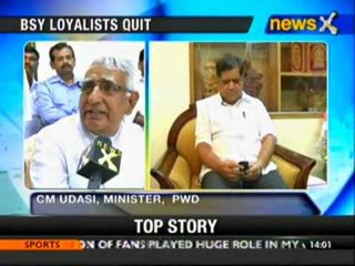 BSY-loyalist ministers quit Karnataka BJP govt