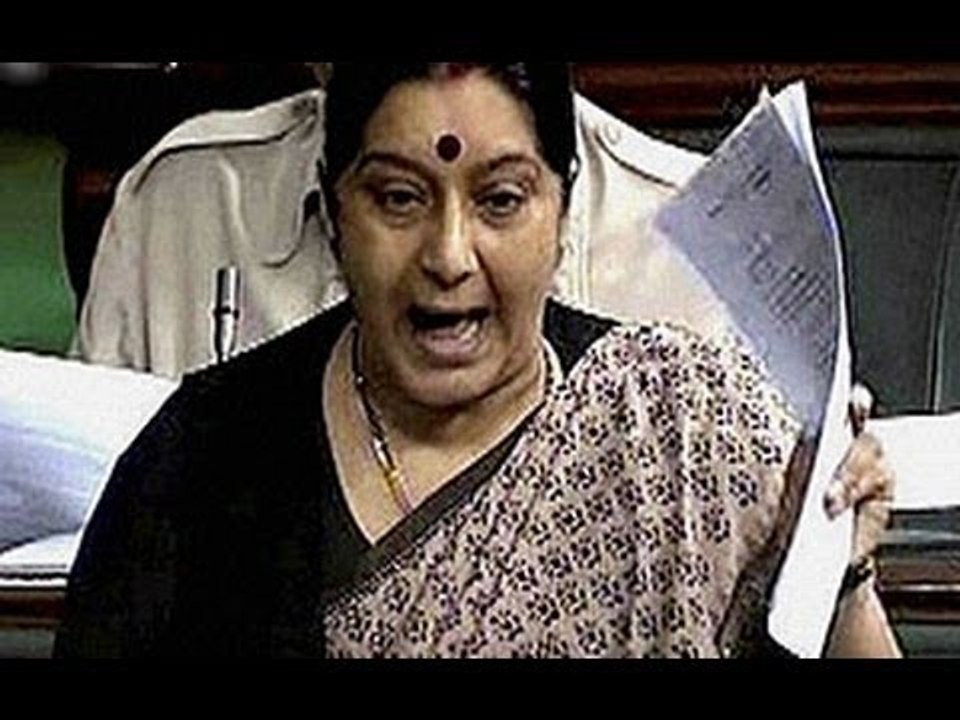 Shinde should apologies for 'Hindu Terror' comment: Sushma