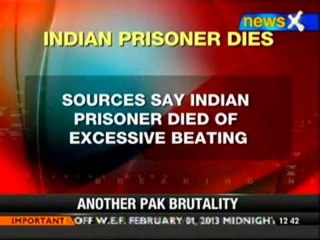Indian prisoner dies in Pakistan jail