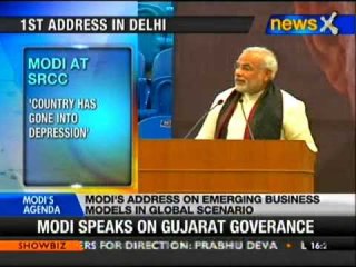 India lacks good governance: Modi at SRCC