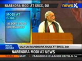 Gujarat has evolved manifolds: Modi at SRCC