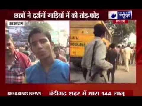 Minor student dies in truck accident, students go on rampage