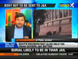 Separatist sentiments fanned if Afzal Guru's body buried in J&K
